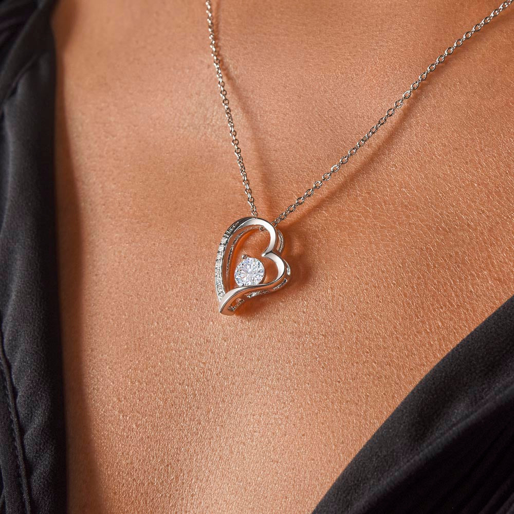 Dear Granddaughter - I promise to love you - Forever Necklace
