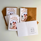 Set of Personalized Christmas Photo Cards and Song