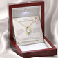 Dear Granddaughter - I promise to love you - Forever Necklace