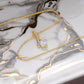 Christmas Gift For Granddaughter - You Are The Most Beautiful Gift - Petite Ribbon Necklace