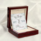 Christmas Gift For Granddaughter - Magnificent Memories - Petite Ribbon Necklace