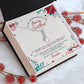 Christmas Gift For Granddaughter - Smart & Strong - Petite Ribbon Necklace
