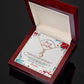 Christmas Gift For Granddaughter - Smart & Strong - Petite Ribbon Necklace