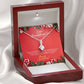 Christmas Gift For Granddaughter - You Are The Most Beautiful Gift - Petite Ribbon Necklace