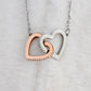 To My Granddaughter - Priceless Memories - Interlocking Hearts Necklace