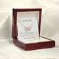 To My Granddaughter - Priceless Memories - Interlocking Hearts Necklace