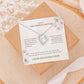 Dear Granddaughter - I promise to love you - Forever Necklace